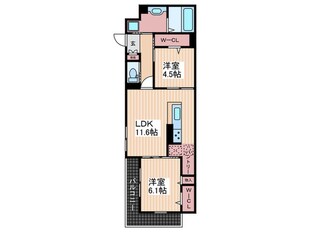 エントピア東雲の物件間取画像